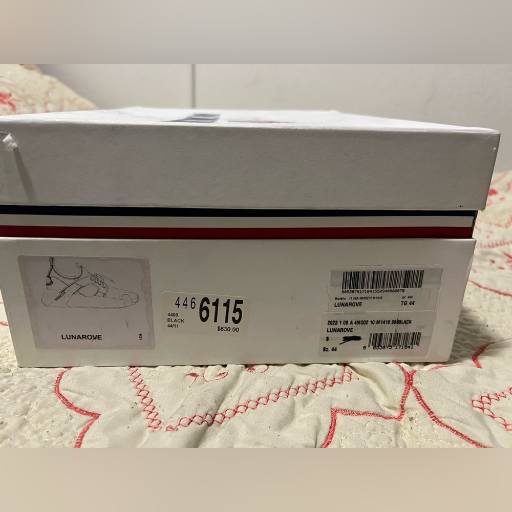 Moncler Men's Lunarove Nylon Low-Top Sneakers Size 11.  New - Picture 2 of 8